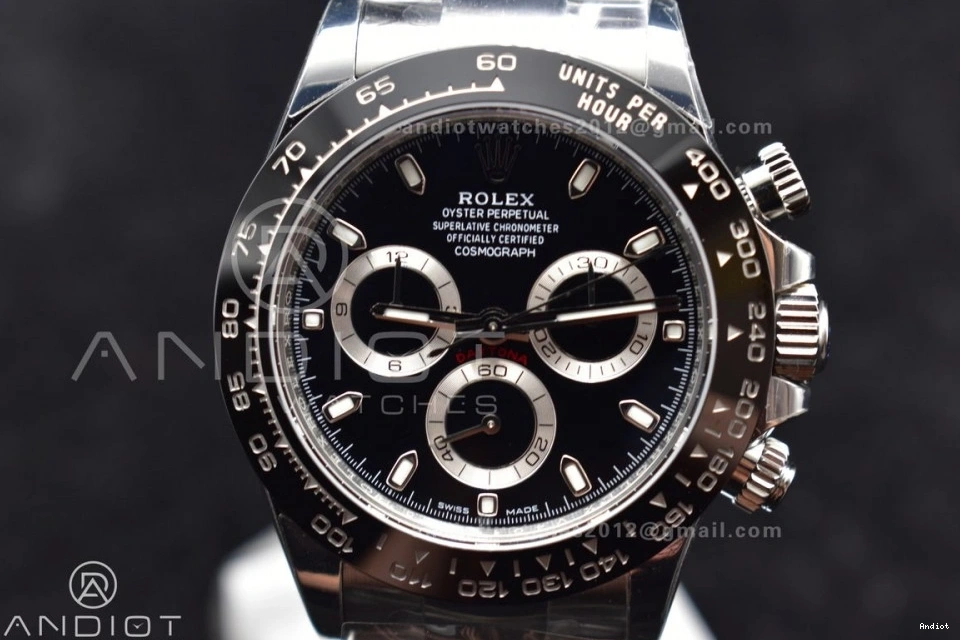 Bracelet Best Edition SA4130 904L SS Black Dial 116500 Daytona Case BTF And 1:1 0305